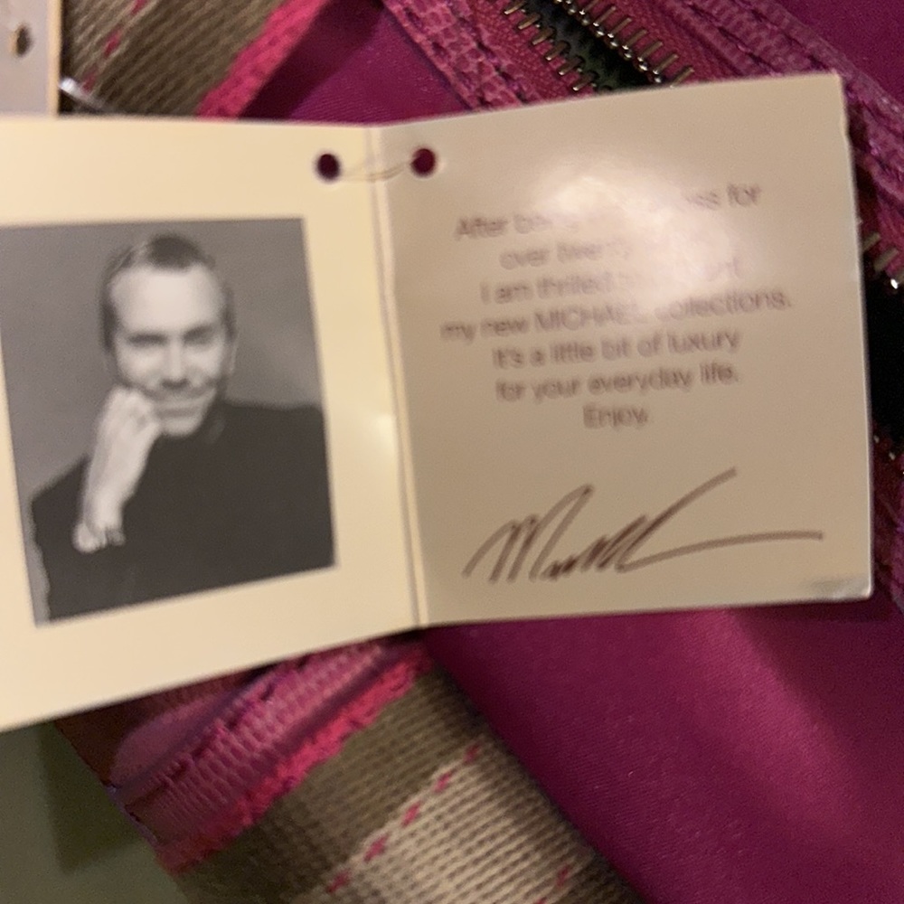 MICHAEL KORS LUXE SPORT SATCHEL/HANDBAG in beautiful BARBIE PINK Fuschia NWT - Picture 10 of 10